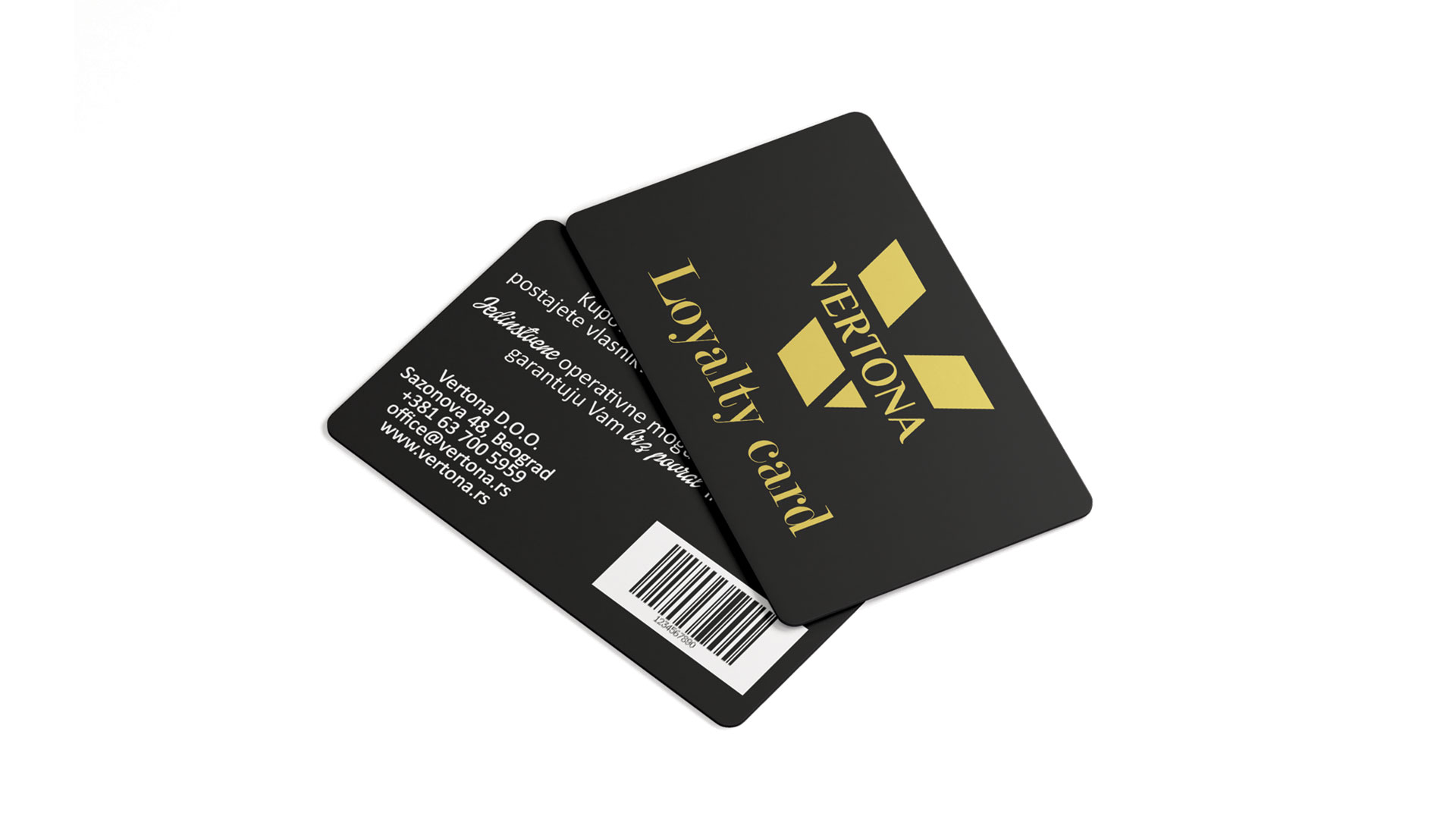 Vertona loyalty kartica
