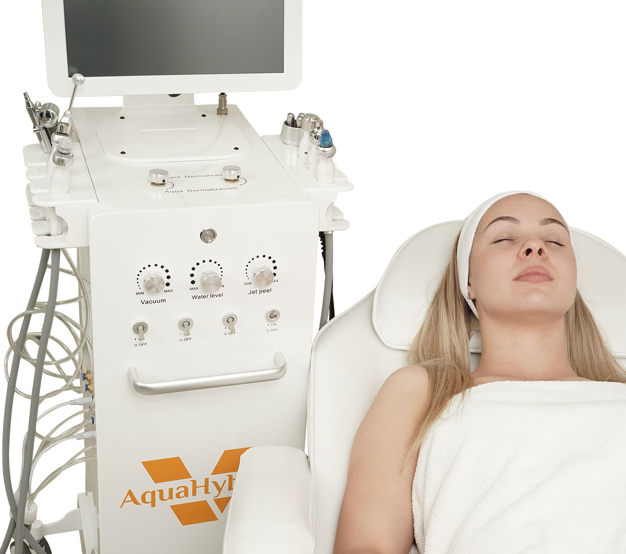 Hydrafacial multifunkcionalni aparat za tretmane lica - 8 u 1 - Aqua Hybrid